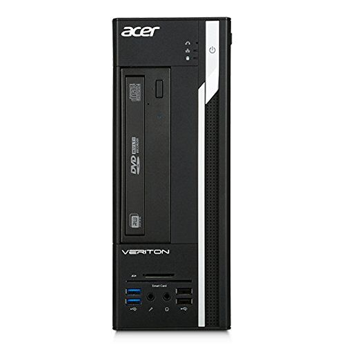 Acer Pc Slim  VERITON X2632G SFF CELERON G1840 @ 2.80GHZ 4GB RAM 500 HARD DISK WINDOWS 10 USB 3.0 (Ricondizionato Certificato)