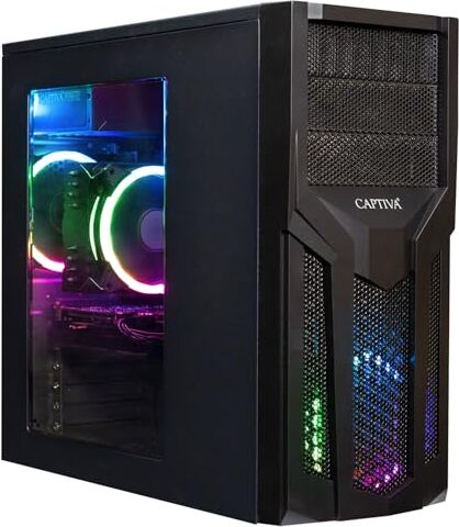 Captiva Advanced Gaming PC I67-476 [Intel Core i5-10400F / 16GB RAM / 500GB SSD/NVidia GeForce RTX 3050 / H410 / W11 H