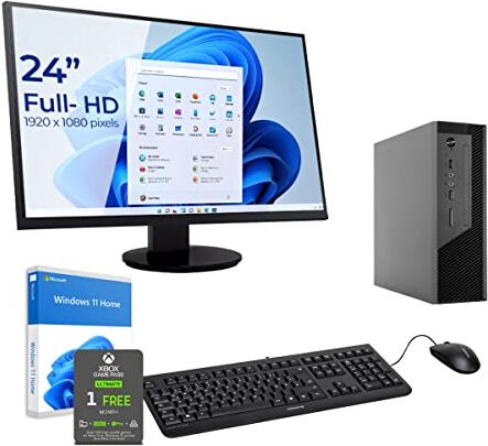 Sedatech Pack Mini-PC Evolution • Intel i7-11700 • 16 Gb RAM • 1Tb SSD M.2 • DVD-RW • Windows 11 • Monitor 24