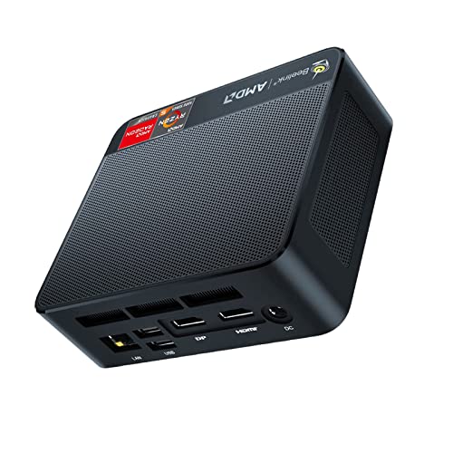 Beelink Mini PC W11 Pro, AMD Ryzen 5 5560U (6C/12T, fino a 4,0 GHz), Mini Computer 16GB DDR4 RAM/500GB M.2 2280 NVME SSD Supporto 4K@60Hz/WiFi 6/BT5.2/HDMI/Type-C