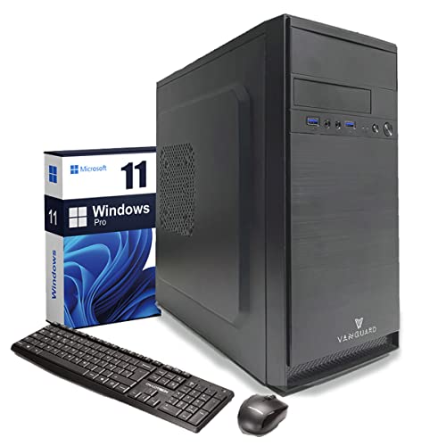 Genérico Vanguard 2023 PC Pack Office 7 Intel G5905 Windows 11   3 anni di garanzia e casa con 4,20 GHz, fino a 16 GB RAM- 512 GB SSD WI-FI, tastiera+mouse (16 GB RAM   SSD 256 GB)