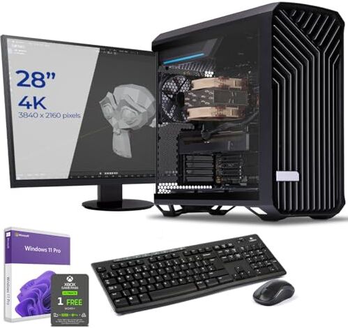 Sedatech Pack Workstation Pro • Intel Xeon-3465X • RTX4090 • 128 Gb RAM • 2Tb SSD M.2 • Windows 11 Pro • Monitor 28