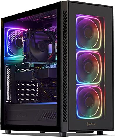 Sedatech UC07907I8I1HI, PC Pro Gaming Intel i7-9700KF 8x 3.6Ghz, Geforce RTX 3070 8Gb, 16Gb RAM DDR4, 500Gb SSD NVMe M.2 PCIe, 3Tb HDD, USB 3.1. Computer Desktop, Win 10