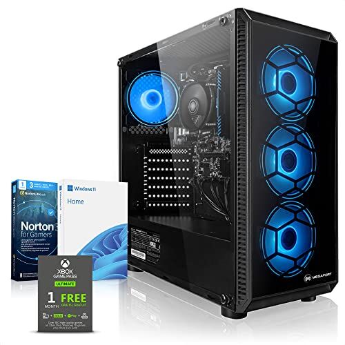 Megaport PC Gaming AMD Ryzen 5 5600G 6x 4.40GHz Turbo • Windows 11 • AMD Radeon Vega 7 • 16GB DDR4 3200MHz DDR4 • 500GB M.2 SSD • WiFi • pc da gaming