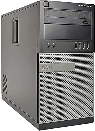 Dell OptiPlex 9010 Unità Centrale PC, Intel Core I7-3770, 3,4 GHz, 16 GB DDR3 RAM, 2 TB SATA, Windows 10, 36 cm x 17,5 cm x 41,7 cm