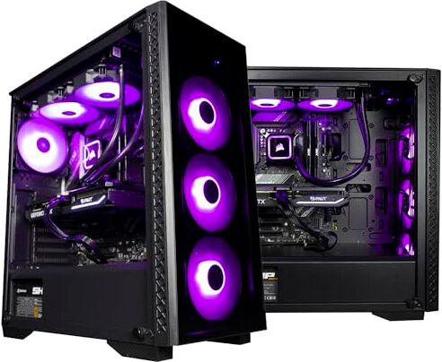 KYBURA SHINKEI V7 Pc Gaming i9 14900K 24 Core 6.00 GHz, RTX 4070 SUPER 12GB, Ram 32Gb DDr5 6000MHz, Ssd Nvme 2000GB, M.B. B760 DDr5, PSU 700 Watt, Dissipatore Liquido 240mm, Windows 11 Pro