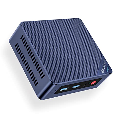 Beelink Mini S12 Mini PC, processore Intel 12° N100 (4C/4T, fino a 3,4Ghz), 16G DDR4 500G PCIe SSD Mini Computer W11 Pro, LAN 1000M/25W TDP/WiFi 6/BT5.2 per casa/ufficio