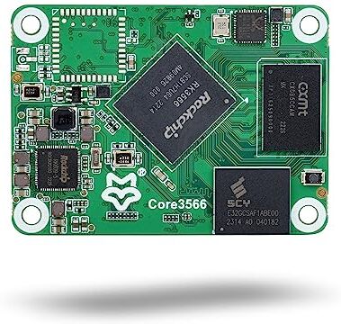 LUCKFOX Core3566002032 Module, Features Rockchip RK3566 Quad Core Processor, with 2GB LPDDR4 SDRAM memory, 32GB eMMC, Compatible with Raspberry Pi CM4 Baseboard