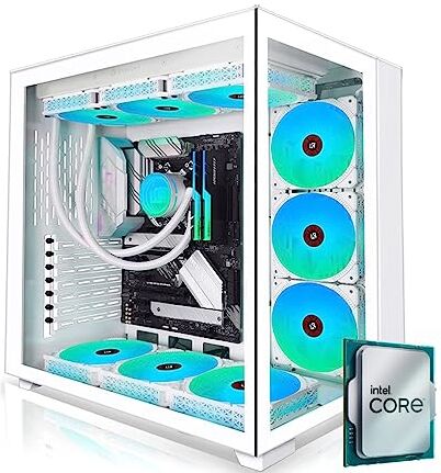 EMCA4 Computer Gaming PC Intel i5 13600K Radeon RX 7900 XT 20GB M.2 1TB nvme GEN4 Ram 32GB DDR5 6000mhz B760 ARGB Windows 11 DISSIPATORE A LIQUIDO