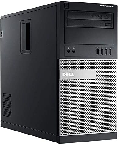 Dell OptiPlex 990 Unità centrale PC, Intel Core I5-2400, 3.1 GHz, 16 GB DDR3 RAM, 2TO Hard Disk, Windows 10, 36 x 17,5 x 41,7 cm