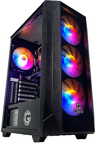 Generico GOLOOK PC Desktop Gaming RGB • Intel i5 • 16GB • SSD 240GB • WiFi • Scheda Video Dedicata GT730 4GB • Windows 11 Pro X64 • Computer Fisso