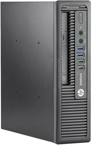 HP Mini PC EliteDesk 800 G1 USDT i3-4130 RAM 16GB Hard Disk 500GB Windows 10 WiFi (ricondizionato)