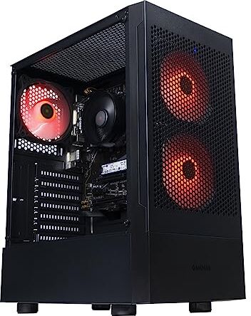 BREUNOR NOBLE CHOICE BREUNOR V1 GANDALF Pc Gaming RYZEN 7 5700G 8 Core, fino a 4.6GHz, Ram 32Gb 3600MHz, SSD NVMe 500GB, WiFi, Win 11 pro, Pc da gaming, Pc desktop gaming, Entry Level