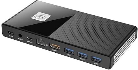 KingnovyPC Pocket Mini Celeron N5105 PC Windows 11 2.9 GHz, 16 GB LPDDR4 2933 MHz 512 GB NVMe SSD,Computer portatile 2.5G LAN Tipo-C HDMI2.0 WiFi6 BT5.2