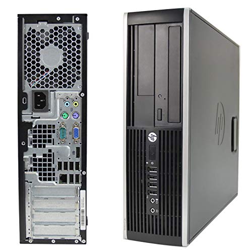 HP PC Computer Desktop  Compaq 6000 SFF, Windows 10 Professional, Intel Core 2 Duo, Memoria Ram 4GB DDR2, HDD 250GB, DVD-ROM (Ricondizionato)