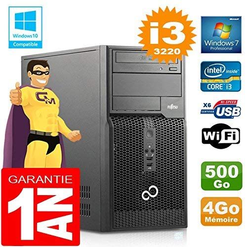 Fujitsu PC Tour Esprimo P400 I3-3220 RAM 4 GB HDD 500 GB WiFi W7 (ricondizionato)