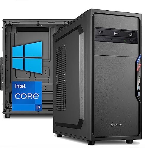 Generico PC Computer Intel i7 13700 16 Core Ram 16 GB SSD M.2 1 TB DVD Windows 10/11 Pro