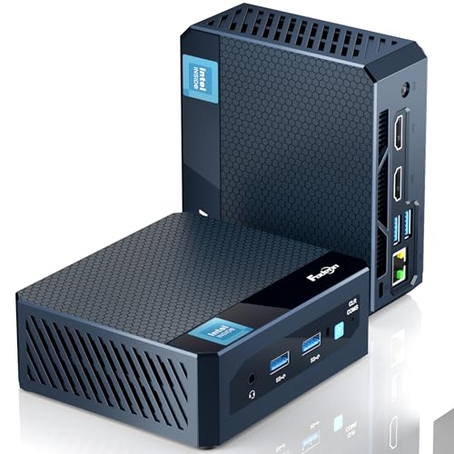 Fodenn F10 Mini PC Intel Alder Lake-N95 3,4 GHz, 16 GB di RAM DDR4 512 GB SSD. Mini Computer, 4K HD Piccolo PC Dual HDMI Supporta il 4K /Dual-band WiFi /BT4.2 per Ufficio, Casa e Server