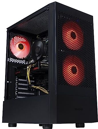 BREUNOR NOBLE CHOICE BREUNOR BJORN PC Gaming i3 12100 4 core, RX 6600 8GB, Ram 16Gb 3200MHz, SSD Nvme 500Gb, Win 11 pro, Pc da gaming, Pc desktop gaming, Entry level