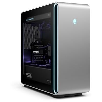 Alienware Area-51 Gaming Desktop Intel Core Ultra 9 Series 2, Nvidia GeForce RTX 5080, 32GB RAM, SSD 2TB, Wi-Fi 6E, Bluetooth, Raffreddamento a Liquido, Windows 11 Home, AlienFX, Lunar Silver Alienware Area-51 Gaming Desktop Intel Core Ultra 9 Series 2, Nvidia GeForce RTX 5080, 32GB RAM, SSD 2TB, Wi-Fi 6E, Bluetooth, Raffreddamento a Liquido, Windows 11 Home, AlienFX, Lunar Silver
