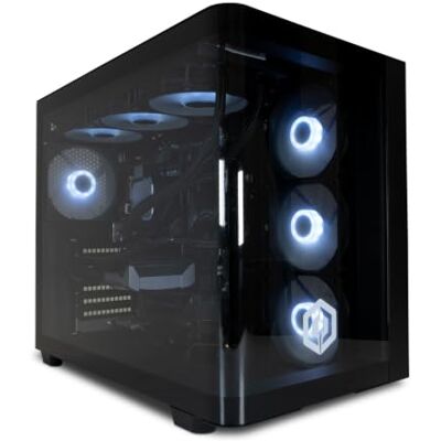 CyberpowerPC Luxe Gaming PC Intel Core i7 12700KF, Nvidia RTX 5060, 32GB RAM, 1TB NVMe SSD, 650W PSU, Windows 11, Liquid Cooling, Ark Curve Black CyberpowerPC Luxe Gaming PC Intel Core i7 12700KF, Nvidia RTX 5060, 32GB RAM, 1TB NVMe SSD, 650W PSU, Windows 11, Liquid Cooling, Ark Curve Black