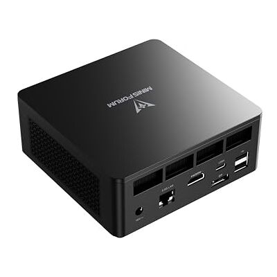 MINISFORUM Mini PC UM760 Slim, AMD Ryzen 5 7640HS, 6 core/12 thread fino a 5,0 GHz, 16GB DDR5 RAM 1TB PCIe4.0 SSD, Sorties HDMI/DP/USB4, 2,5G LAN, AMD Radeon 760M, Wi-Fi 6E, Bluetooth 5.3 MINISFORUM Mini PC UM760 Slim, AMD Ryzen 5 7640HS, 6 core/12 thread fino a 5,0 GHz, 16GB DDR5 RAM 1TB PCIe4.0 SSD, Sorties HDMI/DP/USB4, 2,5G LAN, AMD Radeon 760M, Wi-Fi 6E, Bluetooth 5.3