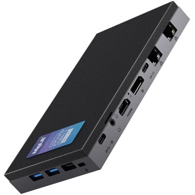 Mele QuieterDL Mini PC senza ventola 2,5Gb Dual LAN N150 8GB 256GB desktop fino a 3,6GHz, USB-C, HDMI2.0+DP1.4, triplo display, con VESA, stabilità 24 ore su 24, accensione automatica, Wake-on-LAN Mele QuieterDL Mini PC senza ventola 2,5Gb Dual LAN N150 8GB 256GB desktop fino a 3,6GHz, USB-C, HDMI2.0+DP1.4, triplo display, con VESA, stabilità 24 ore su 24, accensione automatica, Wake-on-LAN