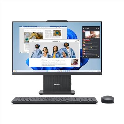 Lenovo IdeaCentre Computer desktop All-In-One, Display 27" FHD, AMD Ryzen AI 7 350, 512GB SSD, RAM 16GB, Base ricarica smartphone wireless, Speakers, WiFi 6, Windows 11 H, Tastiera + Mouse Wireless Lenovo IdeaCentre Computer desktop All-In-One, Display 27" FHD, AMD Ryzen AI 7 350, 512GB SSD, RAM 16GB, Base ricarica smartphone wireless, Speakers, WiFi 6, Windows 11 H, Tastiera + Mouse Wireless