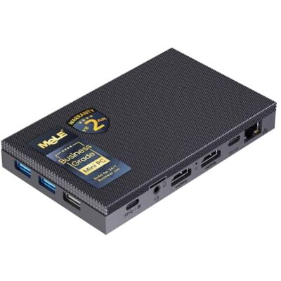 Mele Business Grade Quieter 4C Mini PC senza ventola N100 8GB 128GB HDMI N100 4C/4T 3,4 GHz 8GB RAM 128GB eMMc Tripla uscita 4K TV Fanless 0dB USB-C PD3.0 Ufficio/Industriale/Microserver/NAS Mele Business Grade Quieter 4C Mini PC senza ventola N100 8GB 128GB HDMI N100 4C/4T 3,4 GHz 8GB RAM 128GB eMMc Tripla uscita 4K TV Fanless 0dB USB-C PD3.0 Ufficio/Industriale/Microserver/NAS