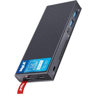 Mele Fanless Mini PC Stick PCG02 Pro WiFi 6 Windows 11 Pro Celeron N5105 8GB 256GB, Micro PC on a Stick Dual 4K HDR HDMI, Business Desktop Portatile Supporto PD3.0 Ethernet PXE Accensione Automatica Mele Fanless Mini PC Stick PCG02 Pro WiFi 6 Windows 11 Pro Celeron N5105 8GB 256GB, Micro PC on a Stick Dual 4K HDR HDMI, Business Desktop Portatile Supporto PD3.0 Ethernet PXE Accensione Automatica