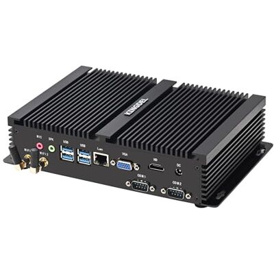 KINGDEL Computer desktop i7 8ª generazione CPU 32GB RAM 1TB SSD, 4xUSB 3.0, porta HD, VGA, 2xCOM RS232, WLAN, senza ventola KINGDEL Computer desktop i7 8ª generazione CPU 32GB RAM 1TB SSD, 4xUSB 3.0, porta HD, VGA, 2xCOM RS232, WLAN, senza ventola