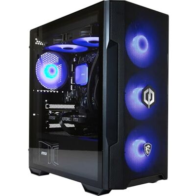 CyberpowerPC x MSI PBM Gaming PC Intel Core i5 14400F, NVIDIA RTX 3050, 16GB RAM, 1TB NVMe SSD, 500W PSU, Wi-Fi, Windows 11, Forge M100R CyberpowerPC x MSI PBM Gaming PC Intel Core i5 14400F, NVIDIA RTX 3050, 16GB RAM, 1TB NVMe SSD, 500W PSU, Wi-Fi, Windows 11, Forge M100R