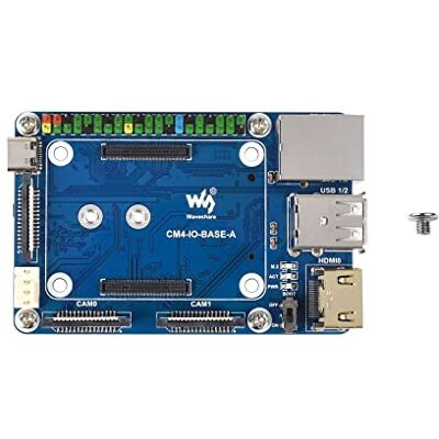 Waveshare Mini Base Board (A) Designed for Raspberry Pi Compute Module 4 Suitable for Evaluating The Raspberry Pi CM4 Or Being Integrated Into End Products Waveshare Mini Base Board (A) Designed for Raspberry Pi Compute Module 4 Suitable for Evaluating The Raspberry Pi CM4 Or Being Integrated Into End Products