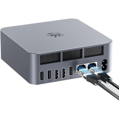 Beelink EQi13 Mini PC, Intel Core i5-13420H (8 C/12 T, fino a 4,6 GHz), 24 GB LPDDR5, SSD M.2 2280 PCle4.0 da 500 GB, doppio schermo 4K, 2.5G LAN, Wi-FI 6, BT5.2 Beelink EQi13 Mini PC, Intel Core i5-13420H (8 C/12 T, fino a 4,6 GHz), 24 GB LPDDR5, SSD M.2 2280 PCle4.0 da 500 GB, doppio schermo 4K, 2.5G LAN, Wi-FI 6, BT5.2