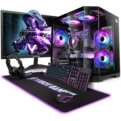 Vibox V-581 PC Gaming Completo • AMD Ryzen 5 5500 6 cores • Nvidia RTX 5050 8GB • 16GB RAM • 500GB SSD • Windows 11 • 23" Monitor • WiFi 6 + Bluetooth 5.4 Vibox V-581 PC Gaming Completo • AMD Ryzen 5 5500 6 cores • Nvidia RTX 5050 8GB • 16GB RAM • 500GB SSD • Windows 11 • 23" Monitor • WiFi 6 + Bluetooth 5.4