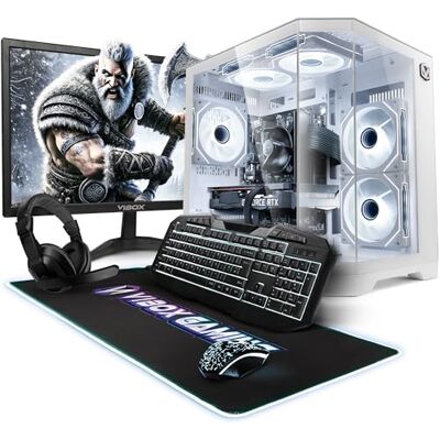 Vibox II-376 PC Gaming Completo • Intel Core i5 10400F 6 cores • Nvidia RTX 5050 8GB • 16GB RAM • 500GB SSD • Windows 11 • 23" Monitor • WiFi 6 + Bluetooth 5.4 Vibox II-376 PC Gaming Completo • Intel Core i5 10400F 6 cores • Nvidia RTX 5050 8GB • 16GB RAM • 500GB SSD • Windows 11 • 23" Monitor • WiFi 6 + Bluetooth 5.4