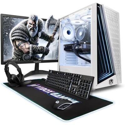 Vibox V-571 PC Gaming Completo • AMD Ryzen 5 5500 6 cores • Nvidia RTX 5050 8GB • 16GB RAM • 500GB SSD • Windows 11 • 23" Monitor • WiFi 6 + Bluetooth 5.4 Vibox V-571 PC Gaming Completo • AMD Ryzen 5 5500 6 cores • Nvidia RTX 5050 8GB • 16GB RAM • 500GB SSD • Windows 11 • 23" Monitor • WiFi 6 + Bluetooth 5.4