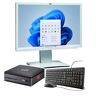 Mitac Pc Renewed Mini Pc Computer Fisso Completo All in one desktop ricondizionato Fujitsu Esprimo Q920 Intel Core i5 – SSD 240 GB -RAM 8 GB -Monitor 24” B24w Windows 11 Pro (Ricondizionato)