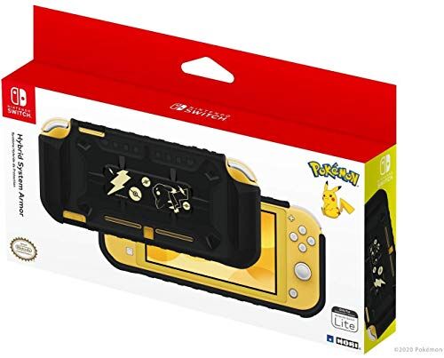 Hori Cover Protettiva ibrida (Pikachu Black & Gold Edition) Per Nintendo Switch Lite Ufficiale Nintendo e Pokémon Nintendo Switch