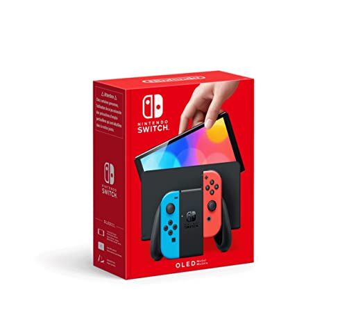 Nintendo Console  Switch – Modello OLED Blu Neon/Rosso Neon schermo OLED 7" 64GB