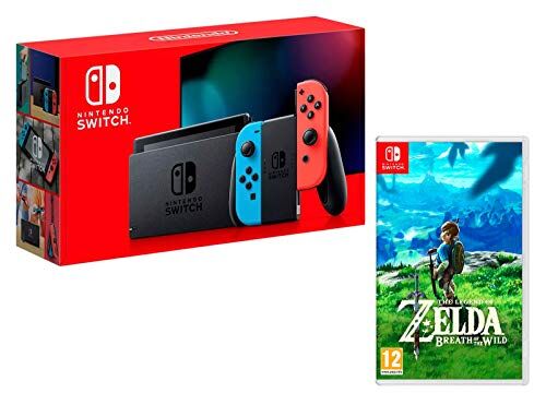 Nintendo Switch console Joy-Con Blu/Rosso 32Gb + The Legend of Zelda: Breath of the Wild