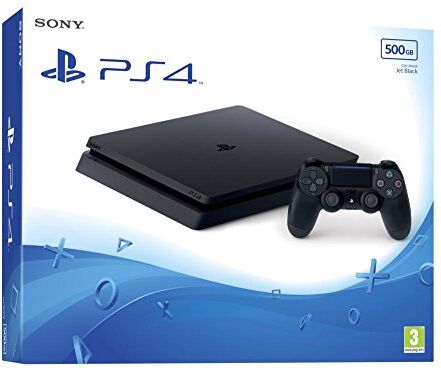 Sony PlayStation4 Konsole (500GB, schwarz, slim) [Edizione: Germania]