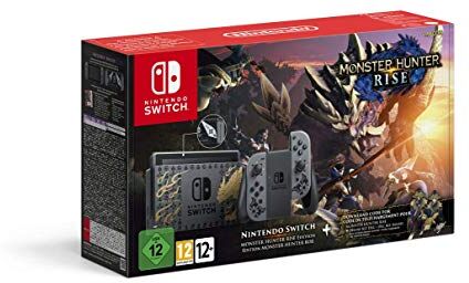 Nintendo Switch Console + Monster Hunter Rise Edition (UK) (Switch)