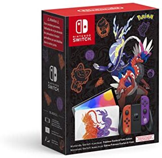 Nintendo Console  Switch – Modello OLED edizione speciale Pokémon Scarlatto & Violetto schermo OLED 7" 64GB