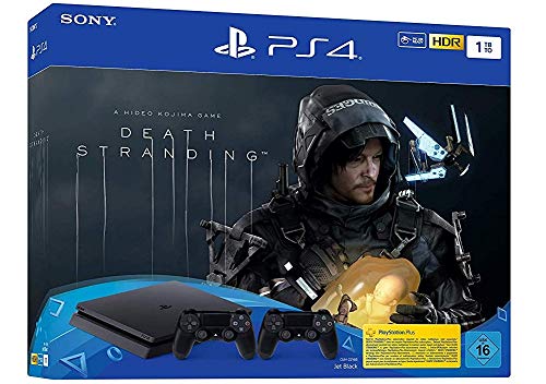 Sony PlayStation 4 Slim Death Stranding Limited Edition Konsole (1TB, schwarz, Slim) [Edizione: Germania]