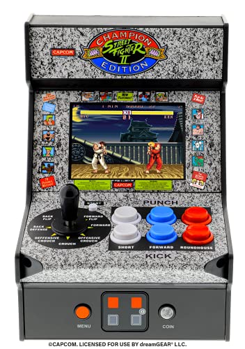 MY ARCADE 7.5"" Collectible Street Fighter II Champion Edition Micro Player (Premium Edition)