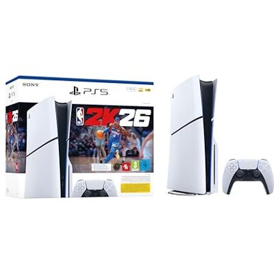 Playstation 5 Console Slim + NBA 2K26 Game Playstation 5 Console Slim + NBA 2K26 Game