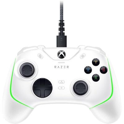 Razer Wolverine V2 Chroma Controller cablato Xbox Series X S completamente personalizzabile con illuminazione RGB (6 pulsanti multifunzione, modalità Hair Trigger) Mercury Razer Wolverine V2 Chroma Controller cablato Xbox Series X S completamente personalizzabile con illuminazione RGB (6 pulsanti multifunzione, modalità Hair Trigger) Mercury