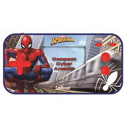 Lexibook , Spider-Man, Cyber Arcade compatto, console portatile, 150 giochi, schermo LCD a colori, funzionamento a batteria, blu/rosso, Lexibook , Spider-Man, Cyber Arcade compatto, console portatile, 150 giochi, schermo LCD a colori, funzionamento a batteria, blu/rosso,