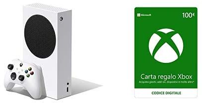 Microsoft Xbox Series S + Xbox Live 100 EUR Carta Regalo (Xbox Live Codice Digital)